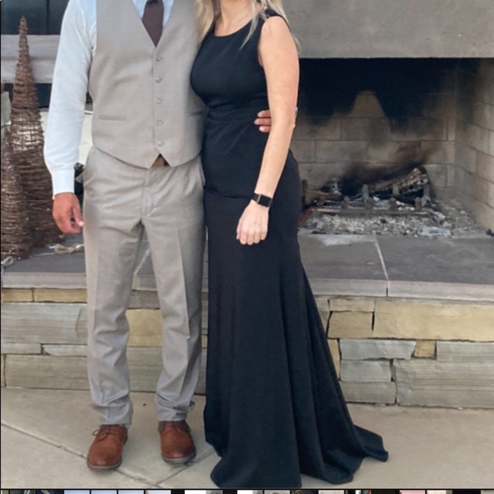 Black formal dress